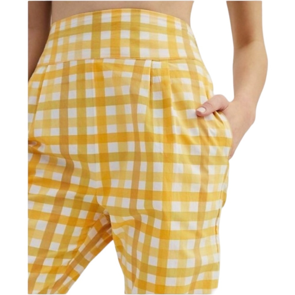 NWT  S/W/F Anthropologie Jolie Gingham  Pants XS